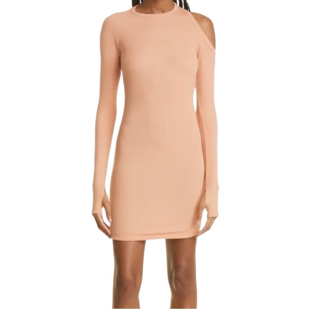 NWT Alix NYC Elton Long Sleeve Cut Out Ribbed Mini Dress SMALL